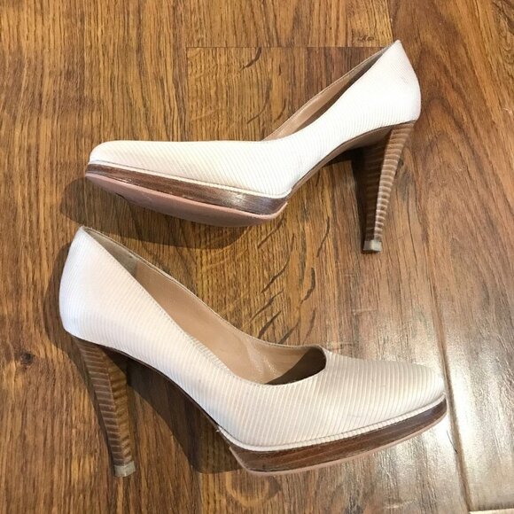 Sergio Rossi round toe silk heels - Picture 3 of 7